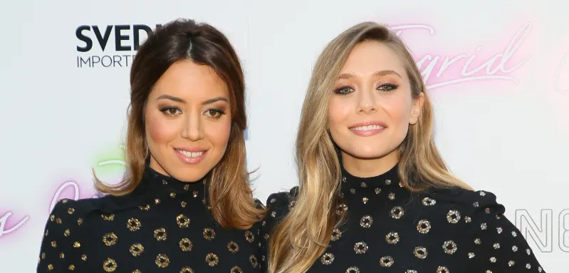 Aubrey Plaza and Elizabeth Olsen