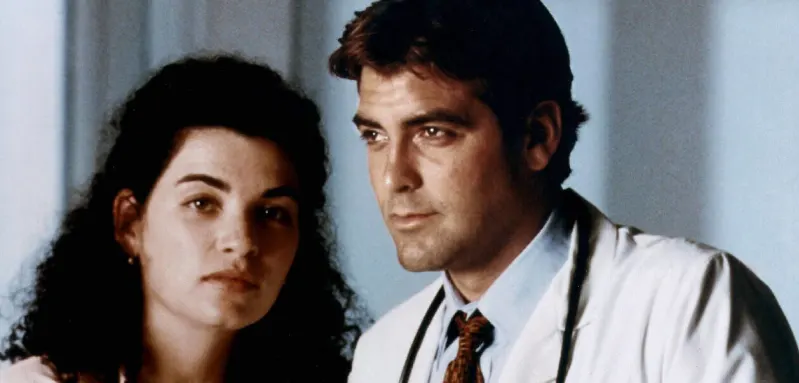 George Clooney and Julianna Margulies