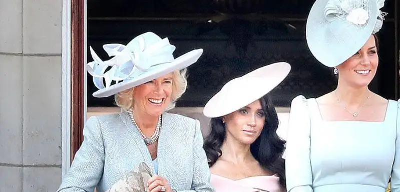 Camilla Parker, Duchess Meghan and Princess Kate