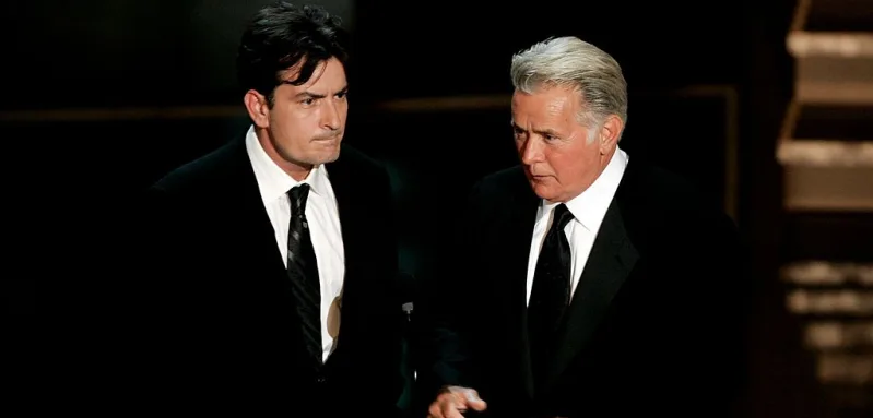 Charlie and Martin Sheen