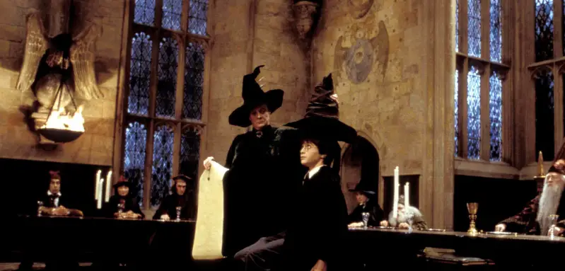 Daniel Radcliffe and Maggie Smith in 'Harry Potter'