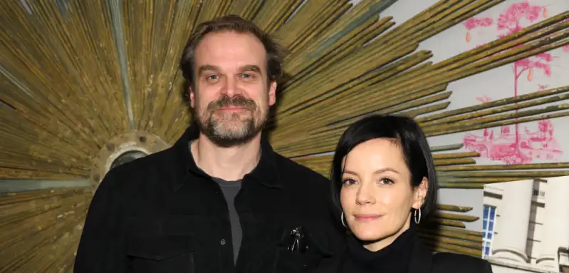 David Harbour and Lily Allen