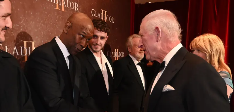 Denzel Washington, Paul Mescal and King Charles