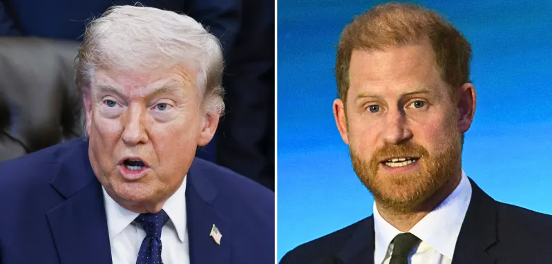 Donald Trump and Prince Harry