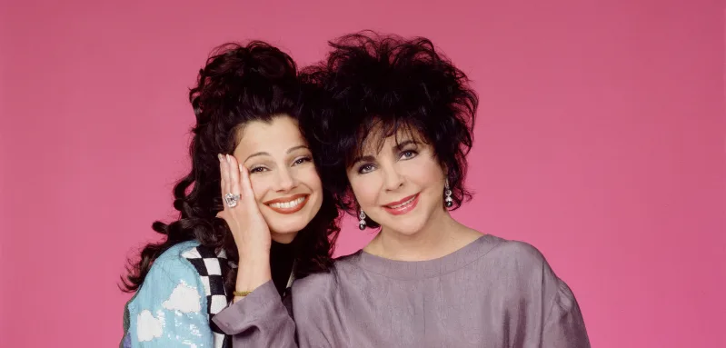 Elisabeth Taylor and Fran Drescher
