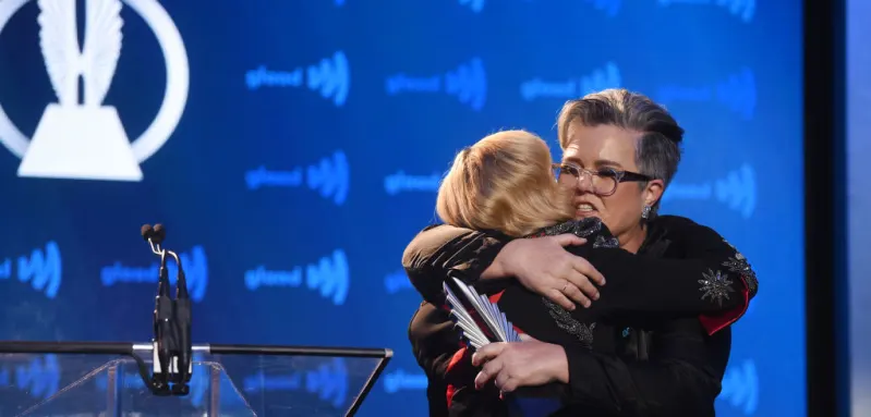 Rosie O'Donnell and Madonna