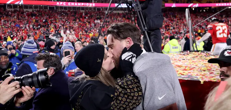 Taylor Swift and Travis Kelce