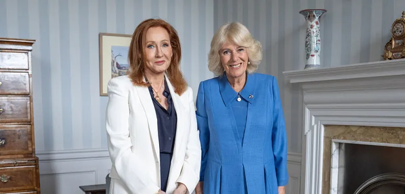 J.K. Rowling and Queen Camilla