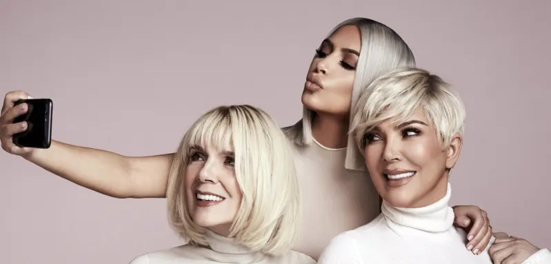 Kim Kardashian, Kris Jenner and MJ Campbell