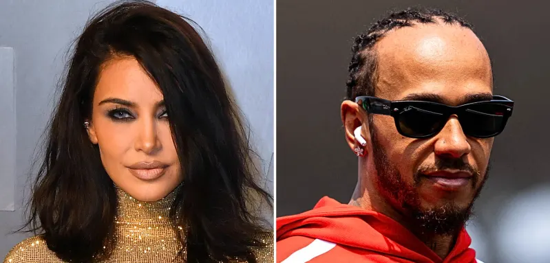 Kim Kardashian and Lewis Hamilton