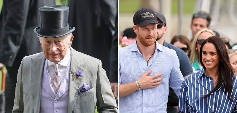 King Charles III, Prince Harry and Meghan Markle