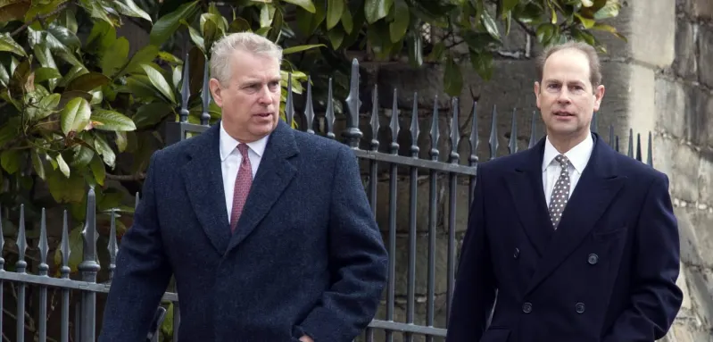 Prince Andrew and Prince Edward