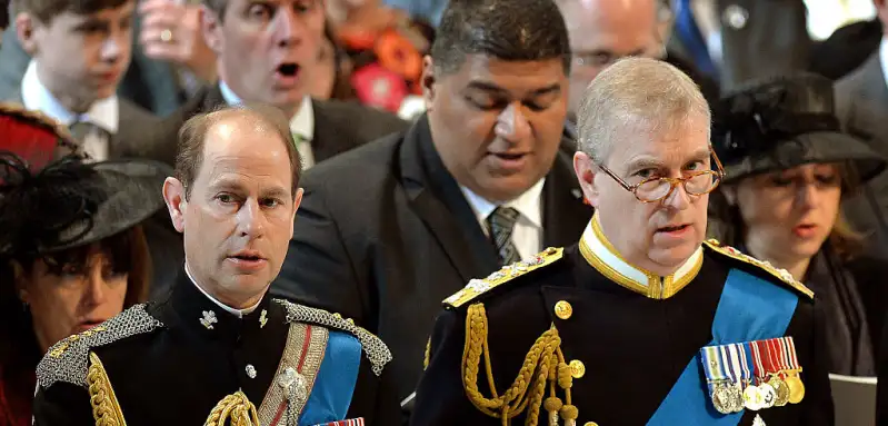 Prince Edward and Prince Andrew