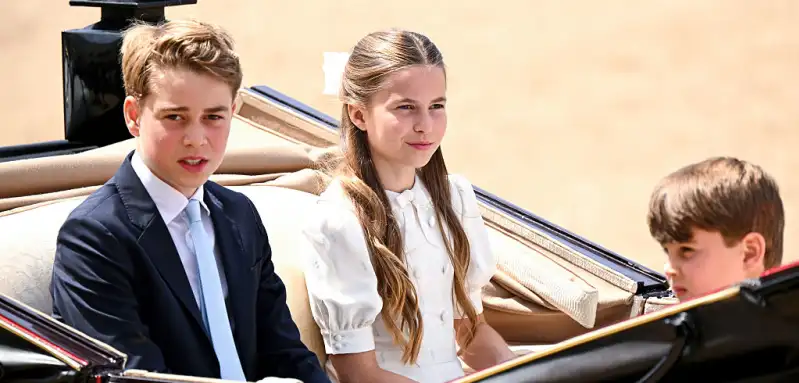 Prince George, Princess Charlotte and Prince Louis