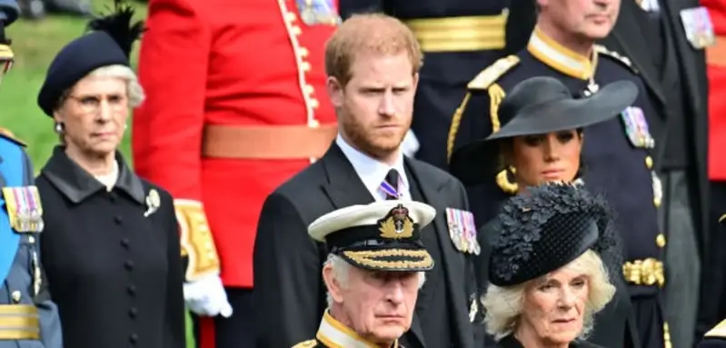 Prince Harry, Meghan Markle, King Charles III, Queen Camilla