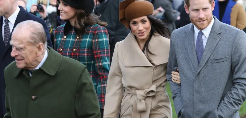 Prince Philip, Duchess Meghan and Prince Harry