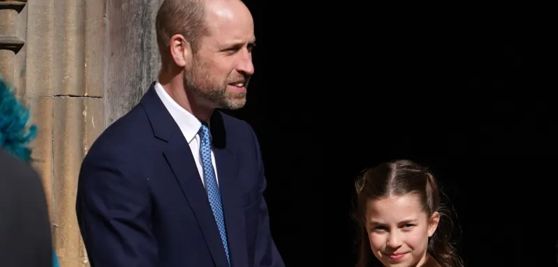 Prince William and Princess Charlotte