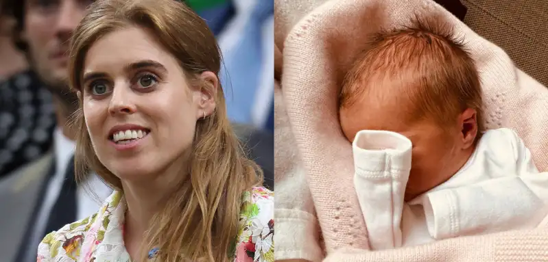 Princess Beatrice and her daughter Athena