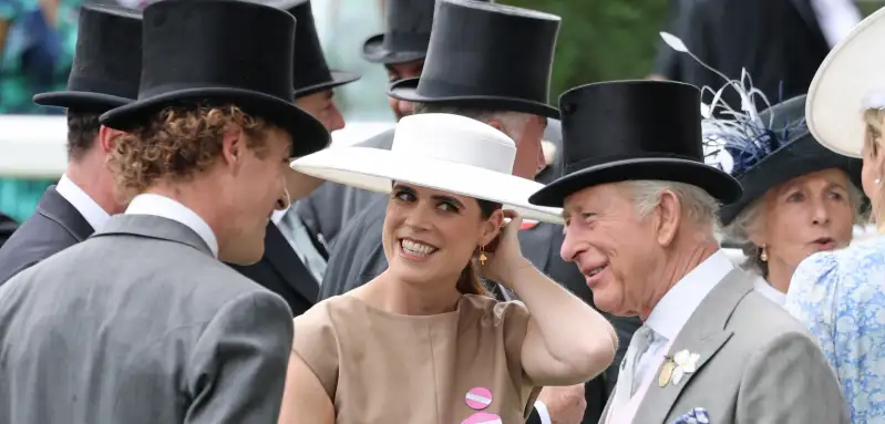 Princess Eugenie and King Charles III