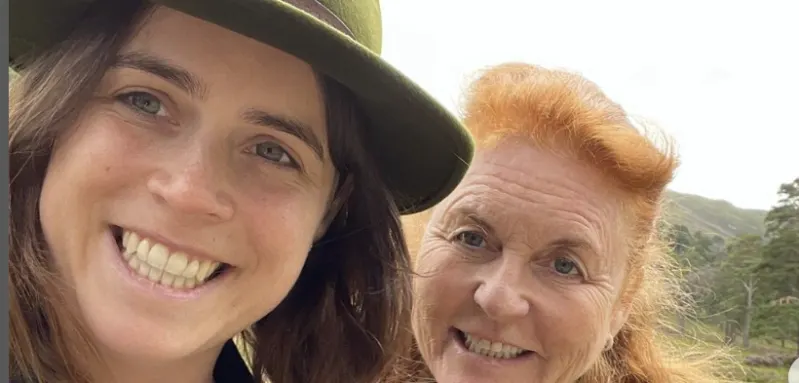 Princess Eugenie and Sarah Ferguson