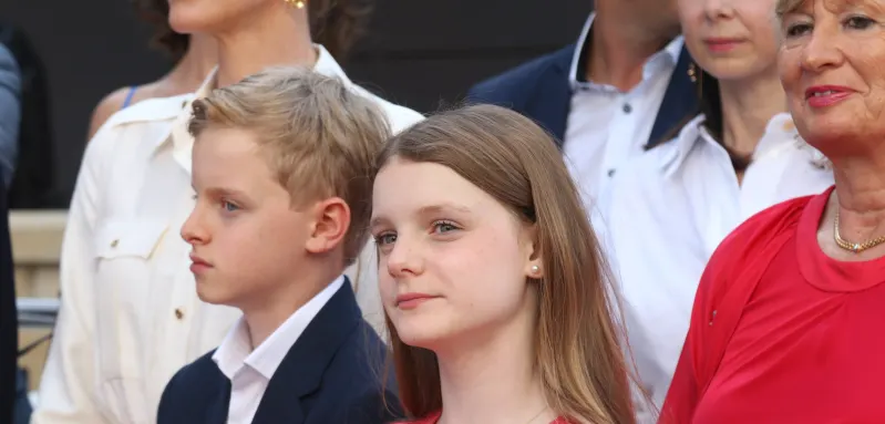 Princess Gabriella and Crown Prince Jacques in July 2026
