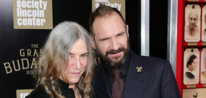 Ralph Fiennes and Patti Smith