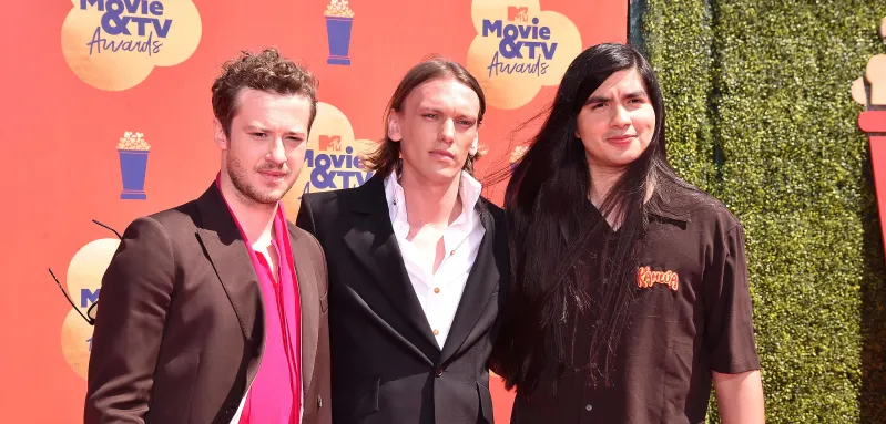 Joseph Quinn, Jamie Campbell Bower and Eduardo Franco