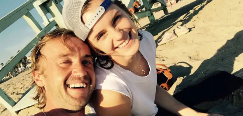 Tom Felton and Emma Watson