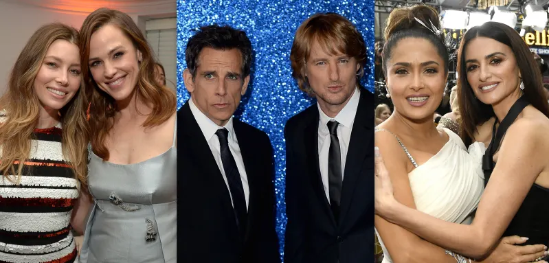 When celebrities are friends with each other: The top 10 in the ranking