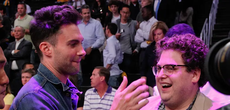 Adam Levine and Jonah Hill