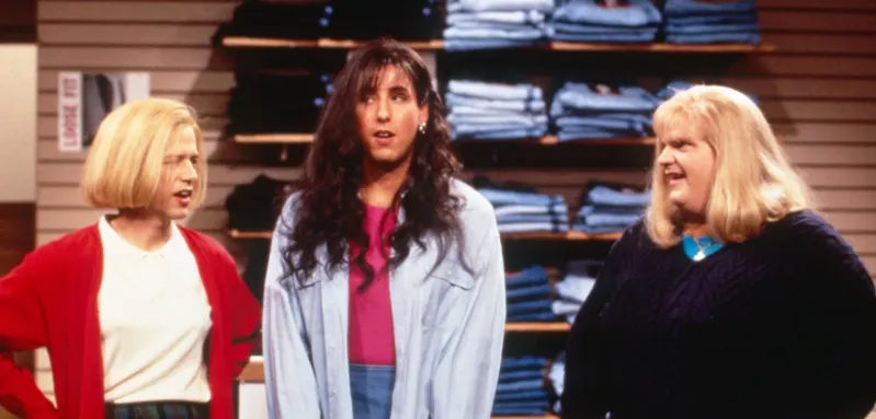  David Spade, Adam Sandler, Chris Farley in 'Saturday Night Live'