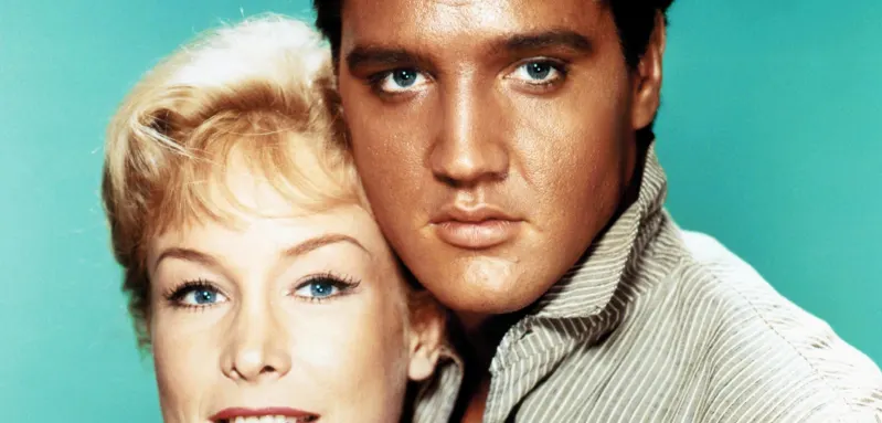 Barbara Eden, Elvis Presley in 'Flaming Star'