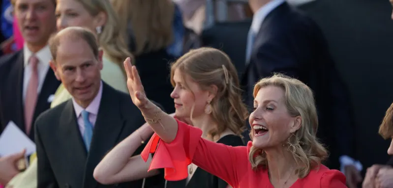 Prince Edward, Lady Louise Windsor and Duchess Sophie