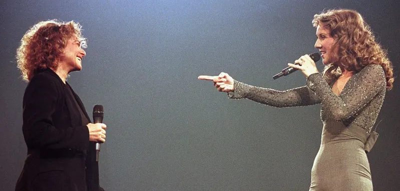 Carole King and Céline Dion