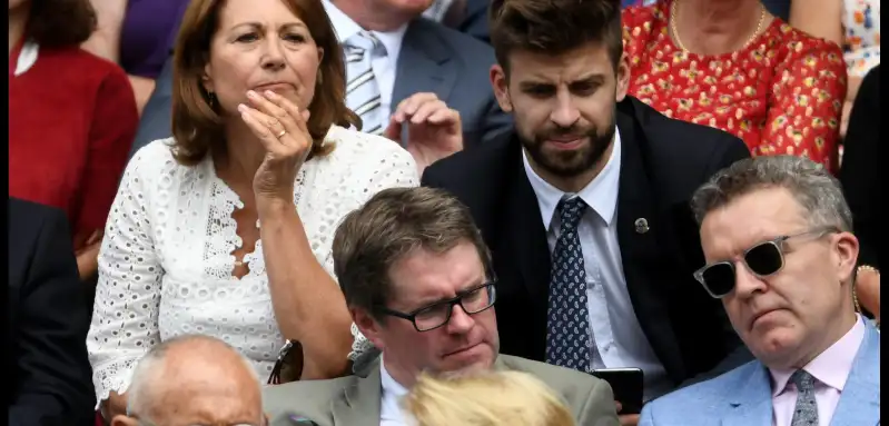 Carole Middleton and Gerard Piqué