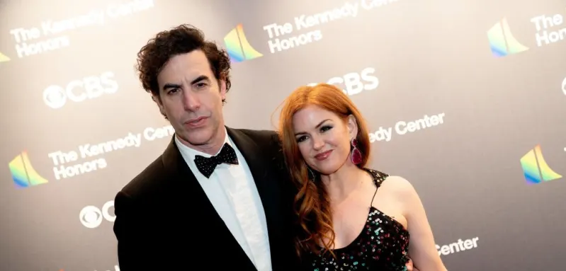Sacha Baron Cohen and Isla Fisher