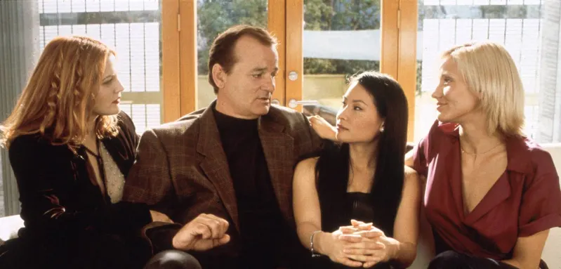 Drew Barrymore, Bill Murray, Lucy Liu and Cameron Diaz in 'Charlie's Angels'