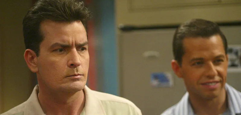 Charlie Sheen and Jon Cryer in 'Two and A Half Men'