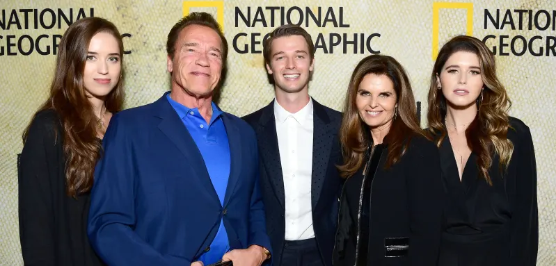 Christina, Arnold, Patrick Schwarzenegger, Maria Shriver, Katherine Schwarzenegger
