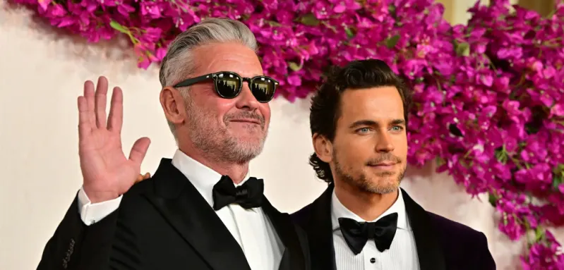 Simon Halls and Matt Bomer