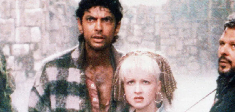 Jeff Goldblum and Cyndi Lauper in 'Vibes'