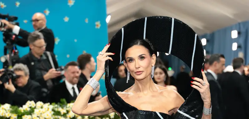 Demi Moore at the Met Gala 2025