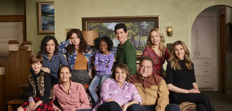 The "Roseanne" cast