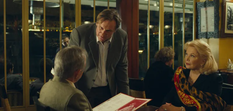 Gérard Depardieu, Gena Rowlands in 'Paris, je t’aime'