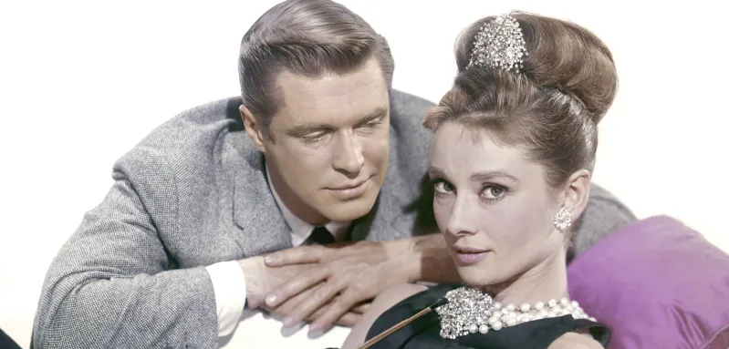 George Peppard and Audrey Hepburn in 'Breakfast at Titffany's'