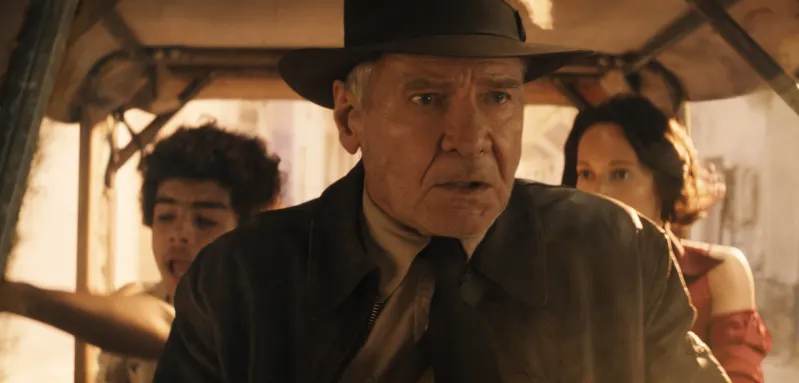 Harrison Ford, Phoebe Waller-Bridge in 'Indiana Jones and the Dial of Destiny'