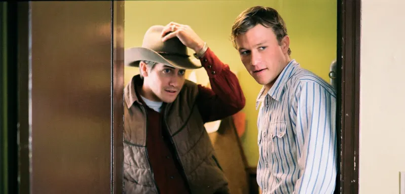 Jake Gyllenhaal and Heath Ledger in 'Brokeback Mountain'