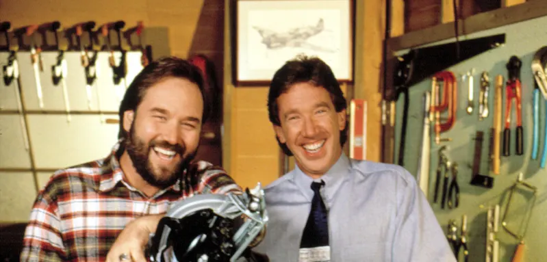 Tim Allen and Richard Karn in 'Home Improvement'