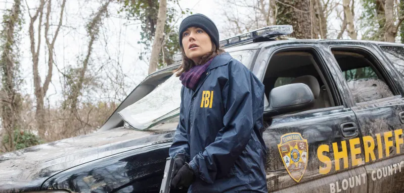 Megan Boone as "Elizabeth Keen" in 'The Blacklist'.