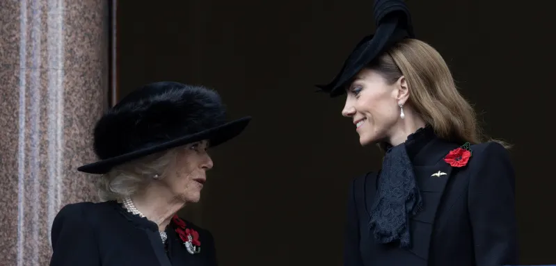 Queen Camilla and Princess Kate